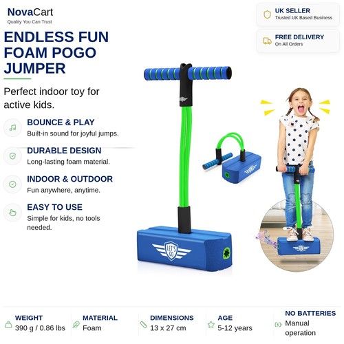 Kids foam pogo - kids, indoor